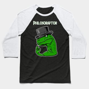 Philosoraptor Baseball T-Shirt